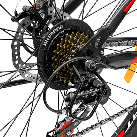 Bicicleta Montaña Expert Patriot Rodado 29 Shimano con Frenos de Disco y 21 Cambios Negro