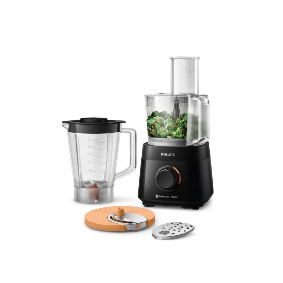Procesadora Negra 750 W PHILIPS HR7301/90 Procesadora Negra 750 W PHILIPS HR7301/90