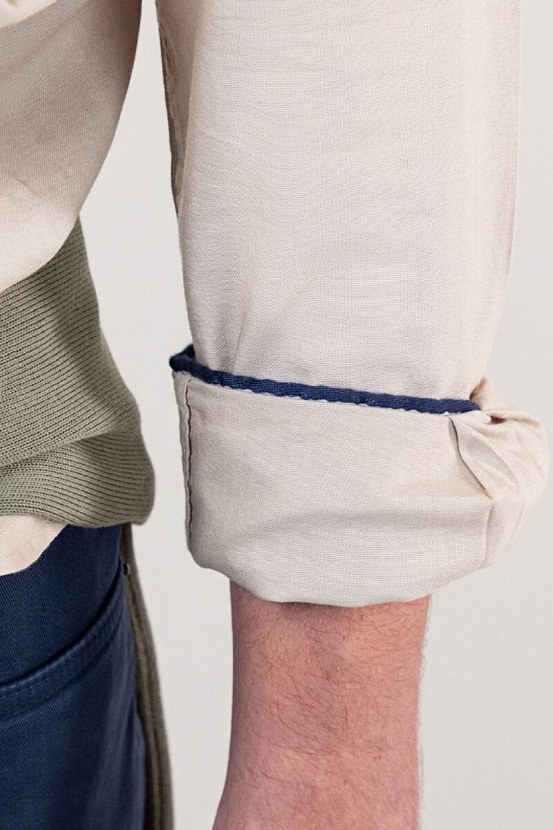 Camisa Garment Dyed Beige