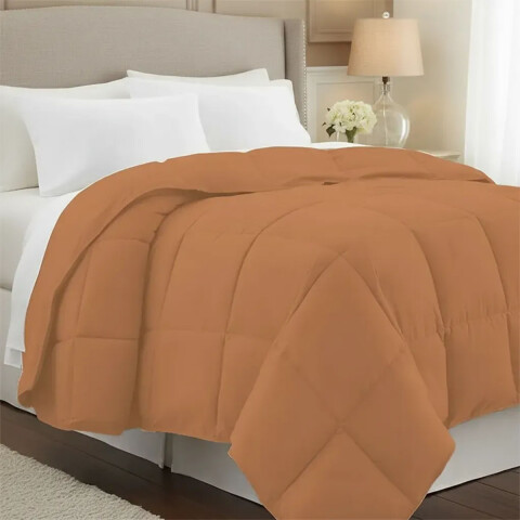 Acolchado de Plumas King Size Home Class TERRACOTA