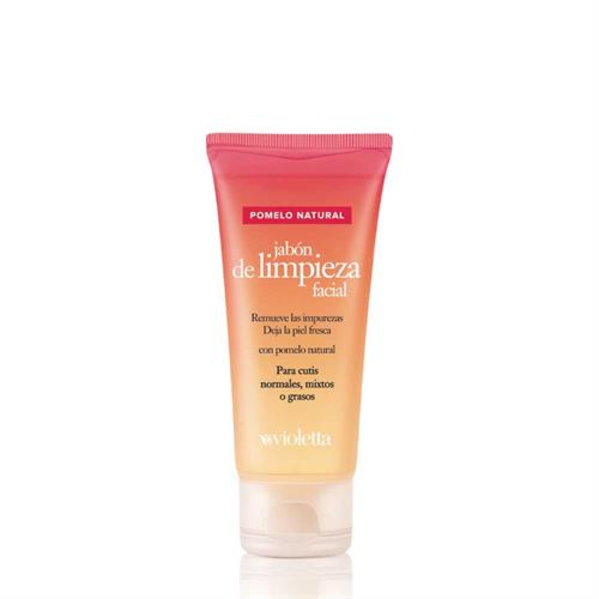 Violetta Jabón de limpieza Facial Pomelo Natural 100 g 
