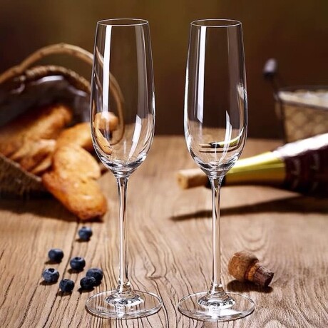 Juego De 6 Copas Champagne Cristal Edelita 250ML Juego De 6 Copas Champagne Cristal Edelita 250ML