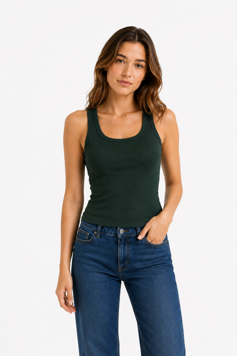 Musculosa Malisa Petroleo Oscuro