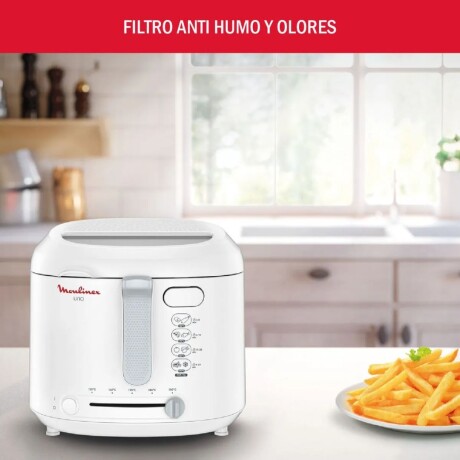 Freidora con Aceite Uno M - Moulinex | Color blanco Freidora con Aceite Uno M - Moulinex | Color blanco
