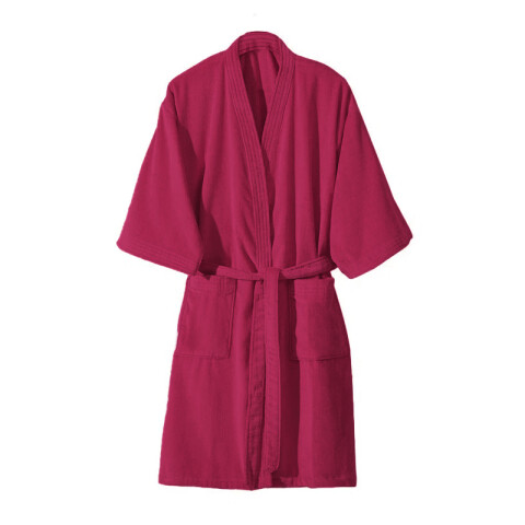Bata de baño Dohler Velour Variedad de Talles y Colores FUCSIA