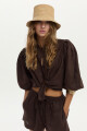 Camisa Eli Chocolate