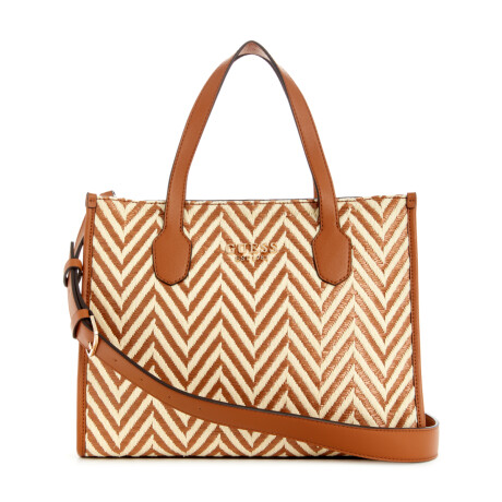 Cartera Guess Silvana Grande Marrón 0