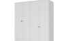 Ropero Americano PLUS 4 puertas 2 cajones - 100%MDF Blanco