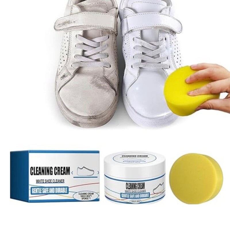 Crema Limpia Zapatos Blanqueador Limpieza Pomada Championes Crema Limpia Zapatos Blanqueador Limpieza Pomada Championes