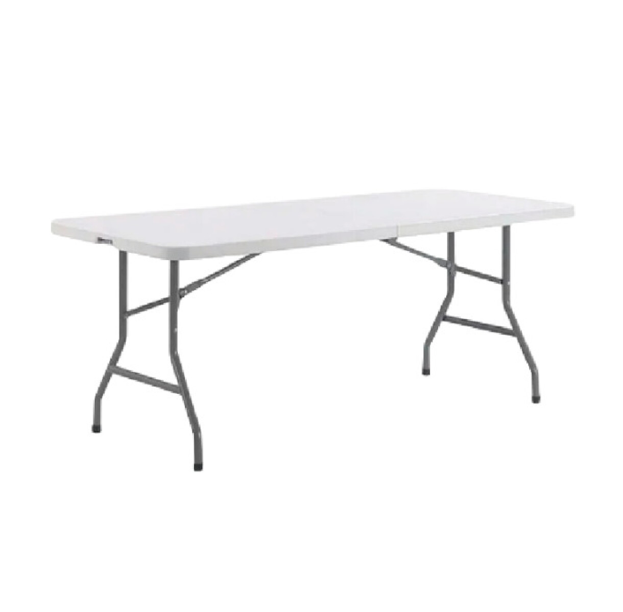 MESA RECTANGULAR PLEGABLE BASE DE METAL 180X70X74 