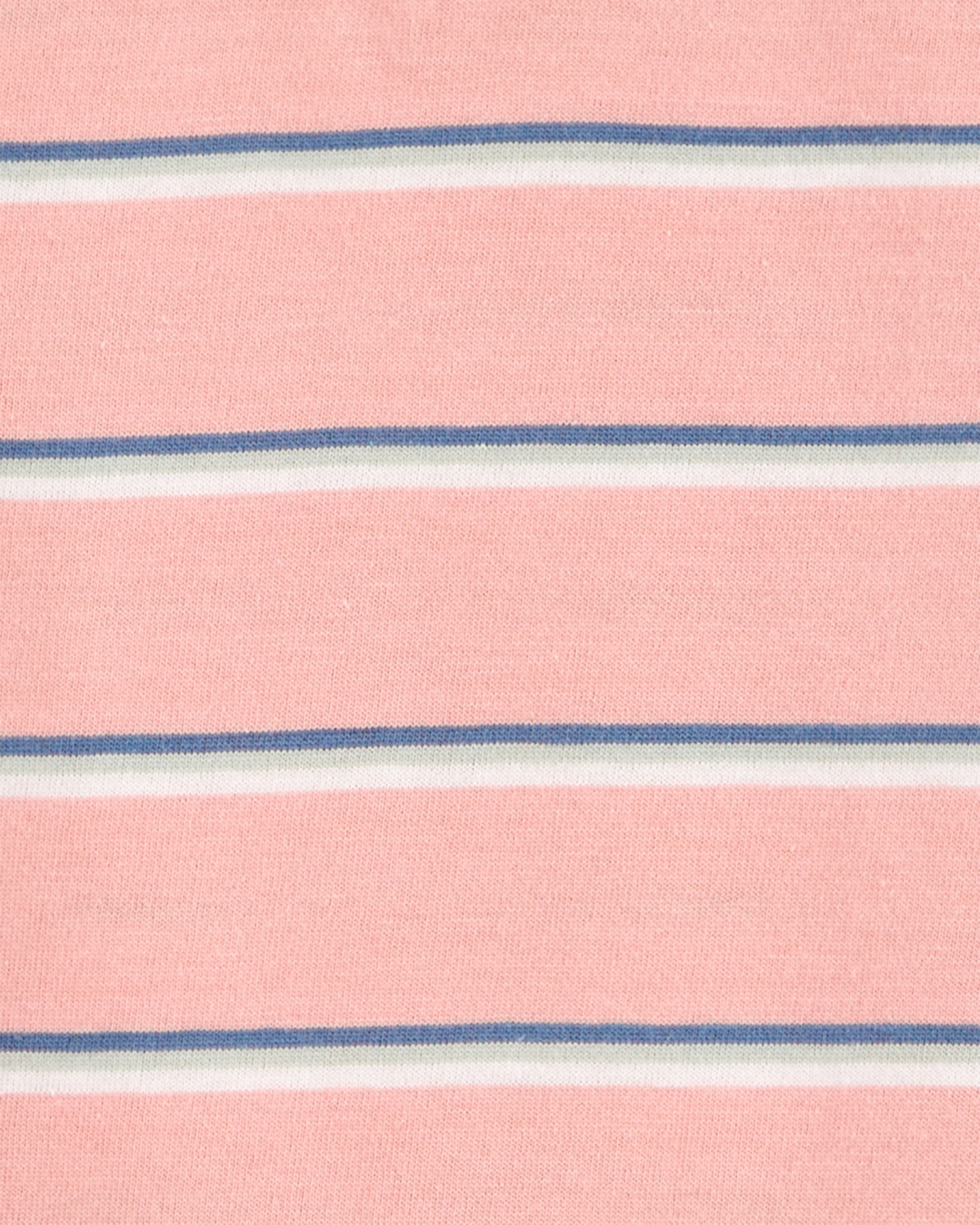 Monito corto de algodón diseño a rayas Sin color