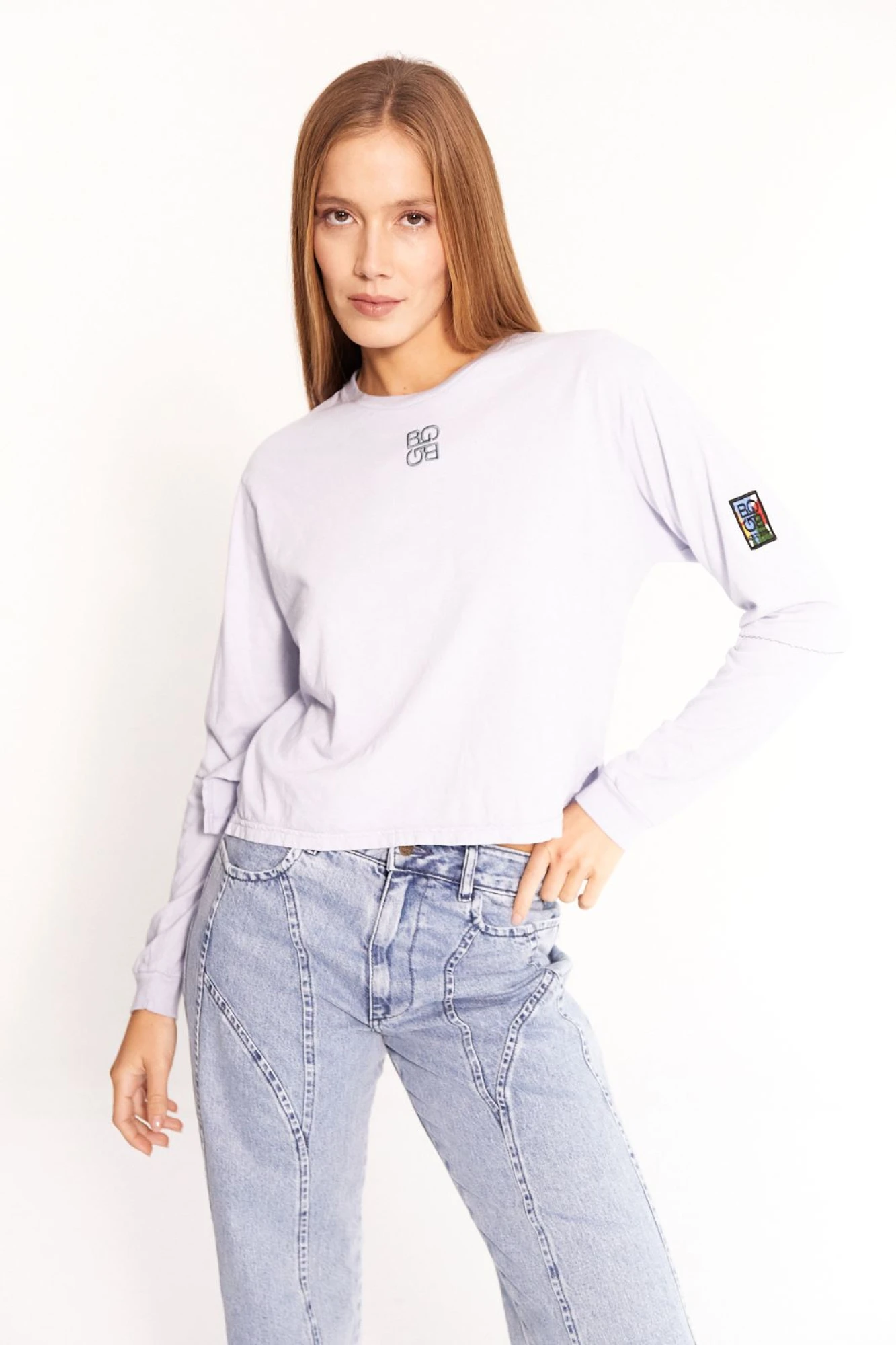 Remera Patch lila l