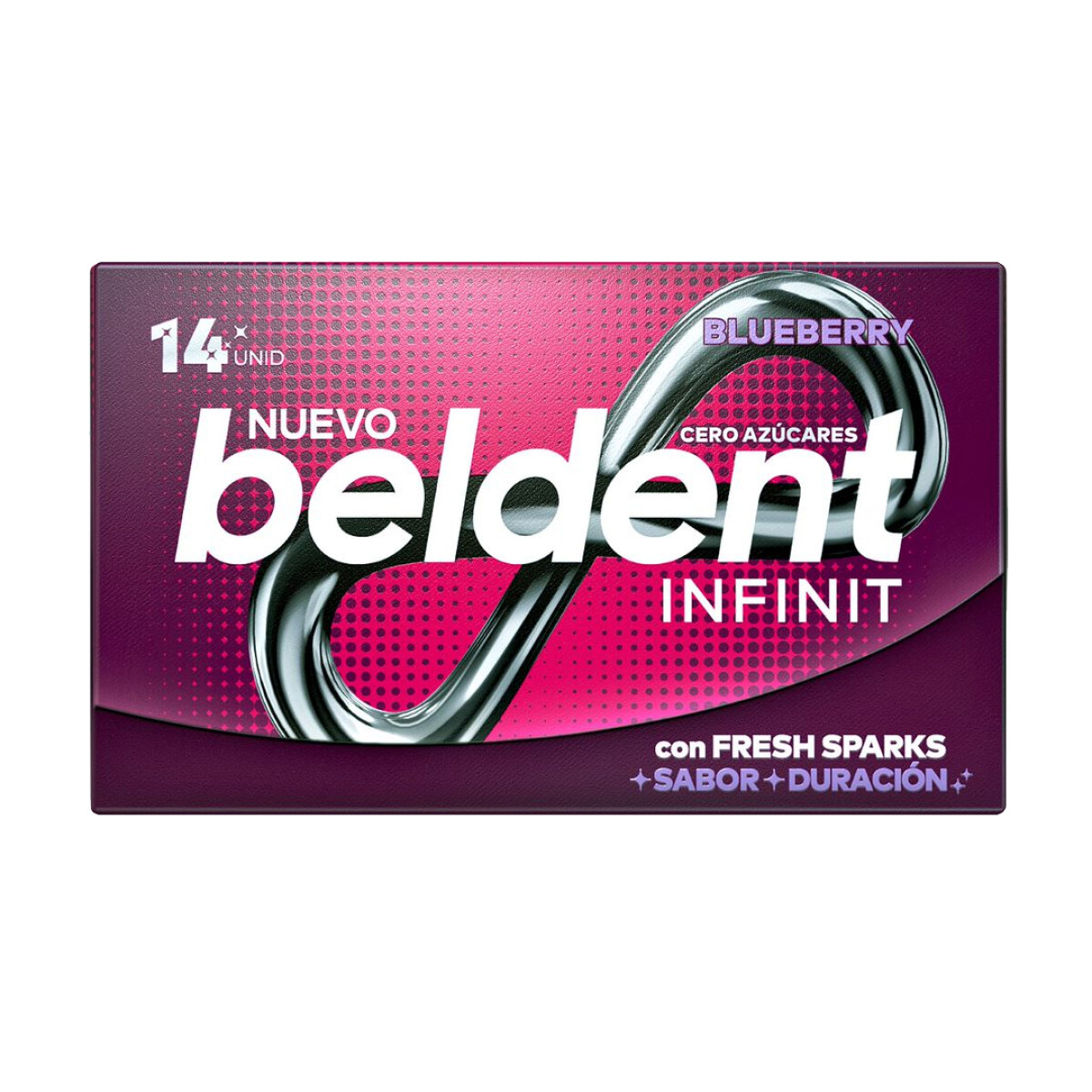 Chicles Beldent Infinit Blueberry 