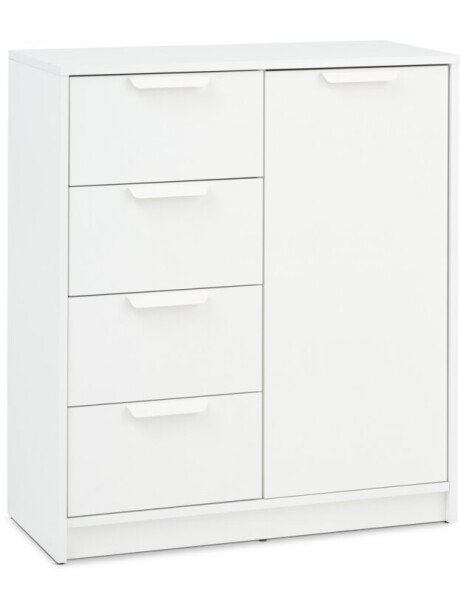 Cómoda JENSLEV 4 cajones 1 puerta blanco Cómoda JENSLEV 4 cajones 1 puerta blanco