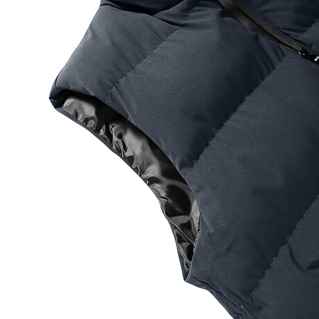 Chaleco Inflado Uzspace Hombre Invierno Con Bolsillos Azul Oscuro
