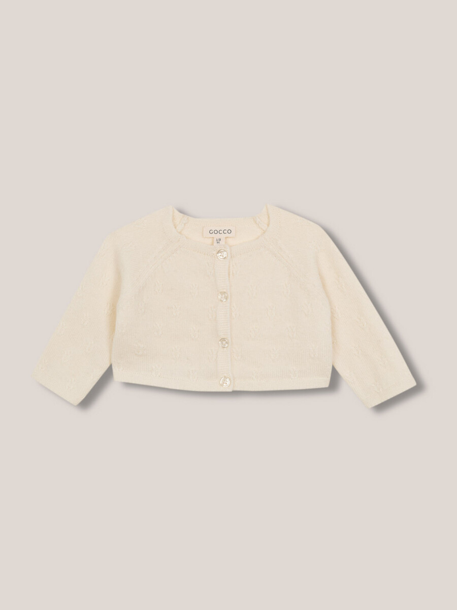 Chaqueta Punto Especial Crudo