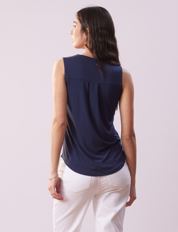Blusa Lazo Entrelazado MARINO