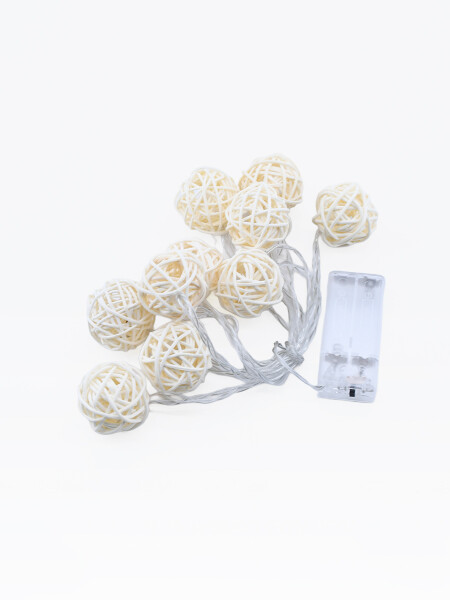 GUIA RATÁN 10 LUCES 2 MT BLANCO