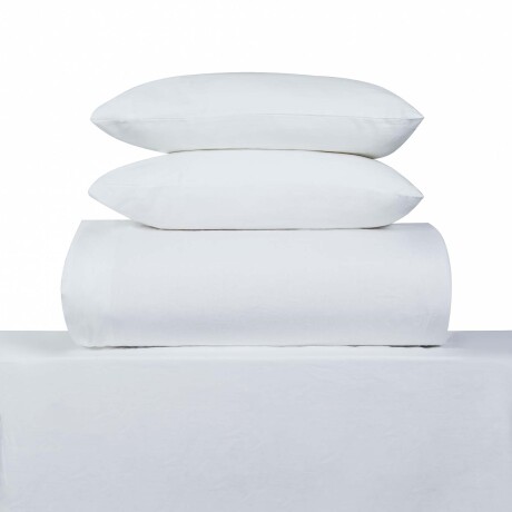 JUEGO DE SABANAS SUPER KING LINO BLANCO PURE