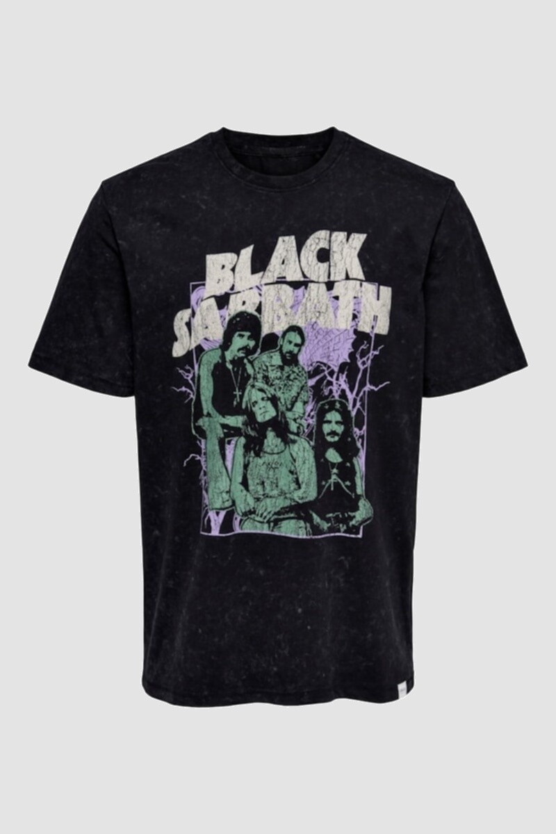 Camiseta Black Sabbath - Black 