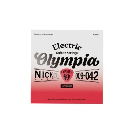 ENCORDADO ELECTRICA OLYMPIA XP-E0942 EXPLORE NICKEL WOUND 09-042 ENCORDADO ELECTRICA OLYMPIA XP-E0942 EXPLORE NICKEL WOUND 09-042