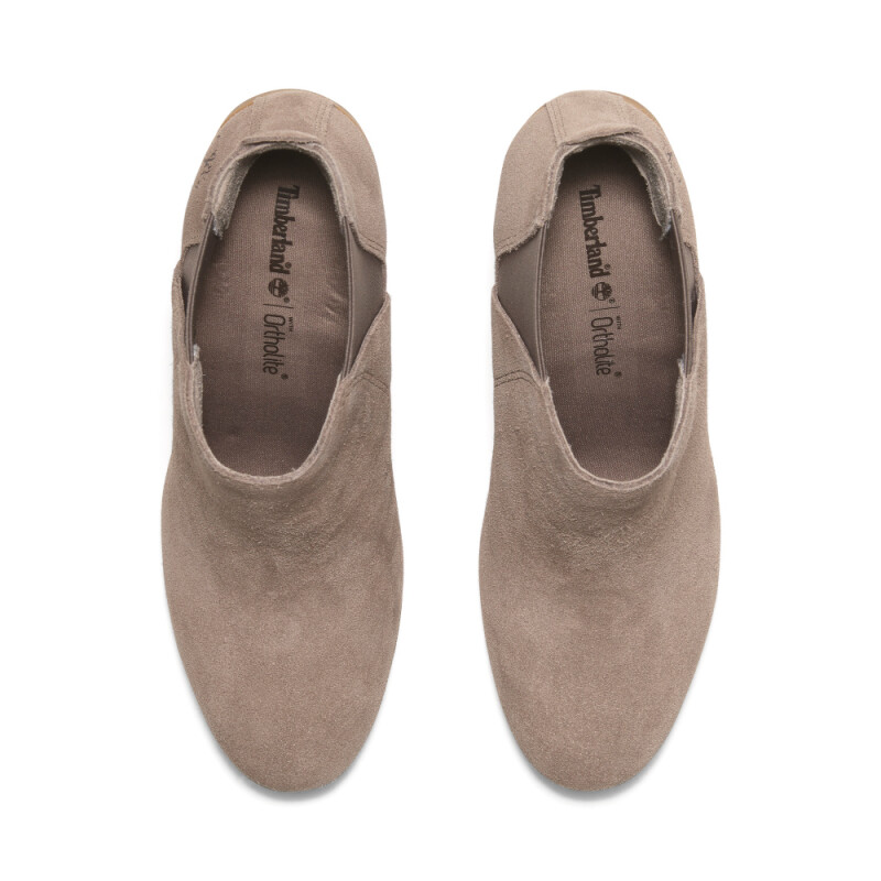 Botas Chelsea Allington Mid Mujer Taupe Suede