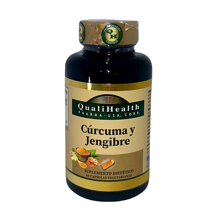 QUALIHEALTH CURCUMA Y JENGIBRE X 60 CAPS única