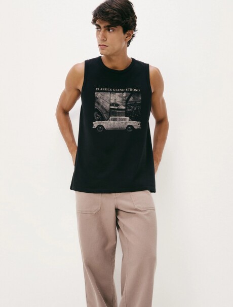 MUSCULOSA CON ESTAMPA T-SHIRT MUSCULOSA MASC