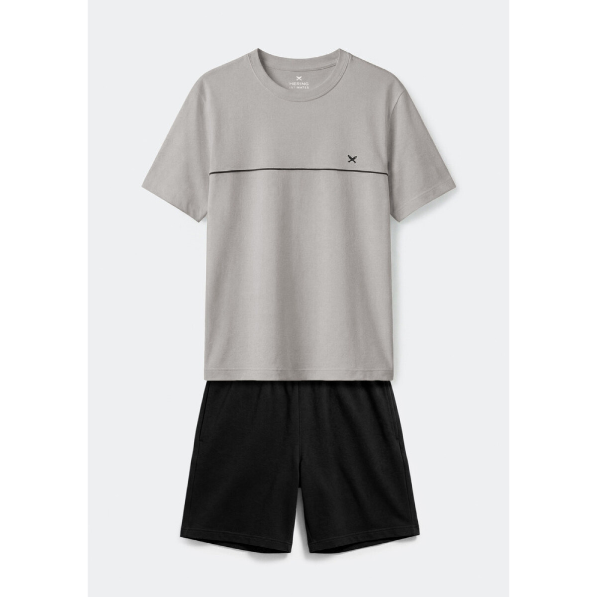 PIJAMA MM MASC - CINZA CLARO 