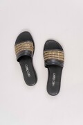Sandalia Rack NEGRO Y CRUDO