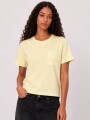 Remera Nontuela Amarillo Palido