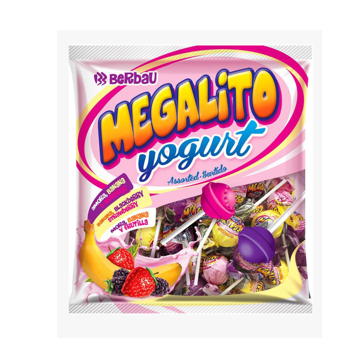 Chupetín MEGALITO X 50 unidades 900Grs. - Yogurth 