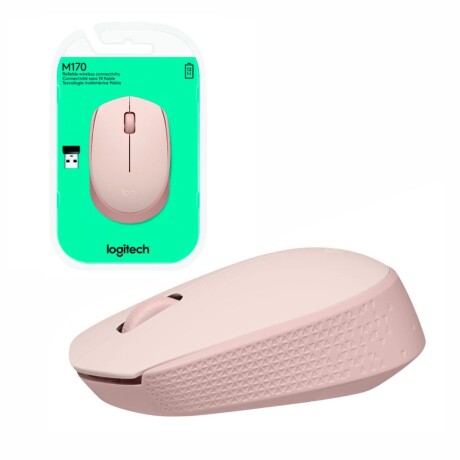 Mouse Inalambrico Logitech M170 Rosado 001