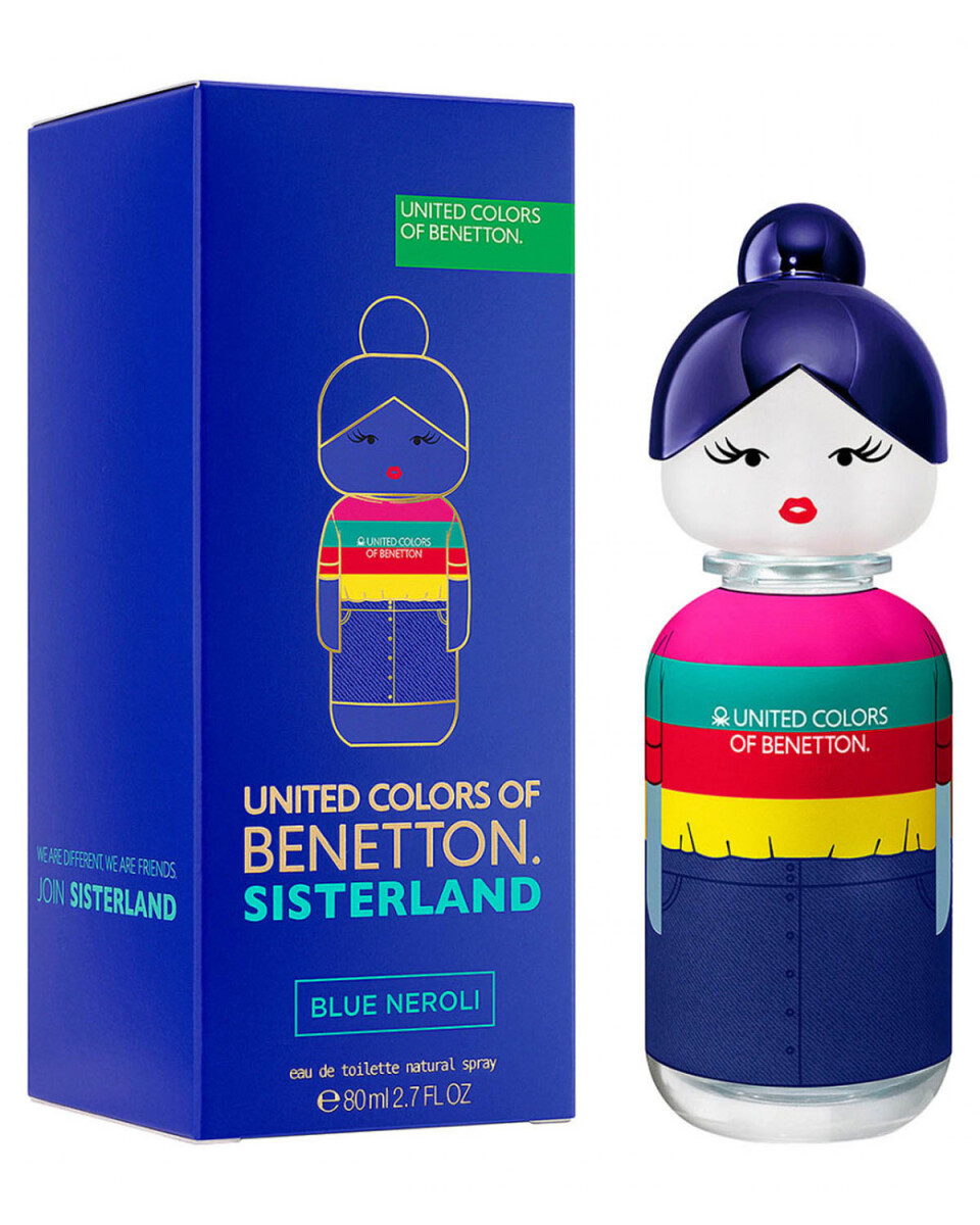 Perfume Benetton Sisterland Blue Neroli EDT 80ml Original 