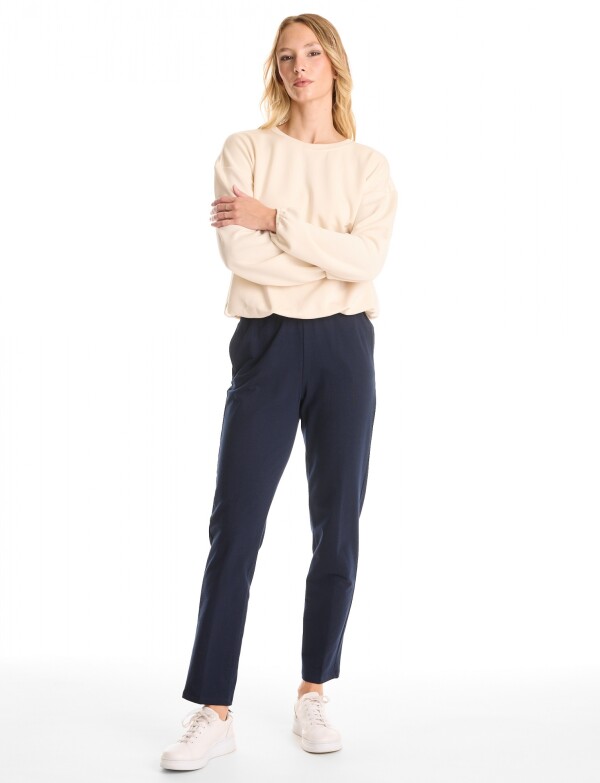 Pantalon Yoga Algodon AZUL