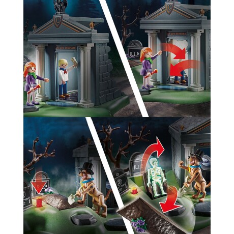 Playmobil Scooby-Doo aventura en el cementerio 70 piezas Playmobil Scooby-Doo aventura en el cementerio 70 piezas