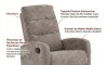 Poltrona Reclinable Giratoria Mecedora - Rocking Beige