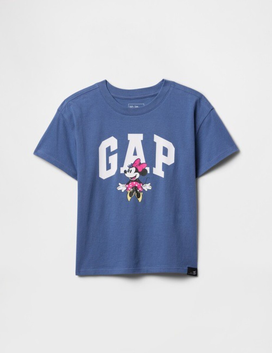 Remera Logo Gap Disney Niña - Bijoue Blue 