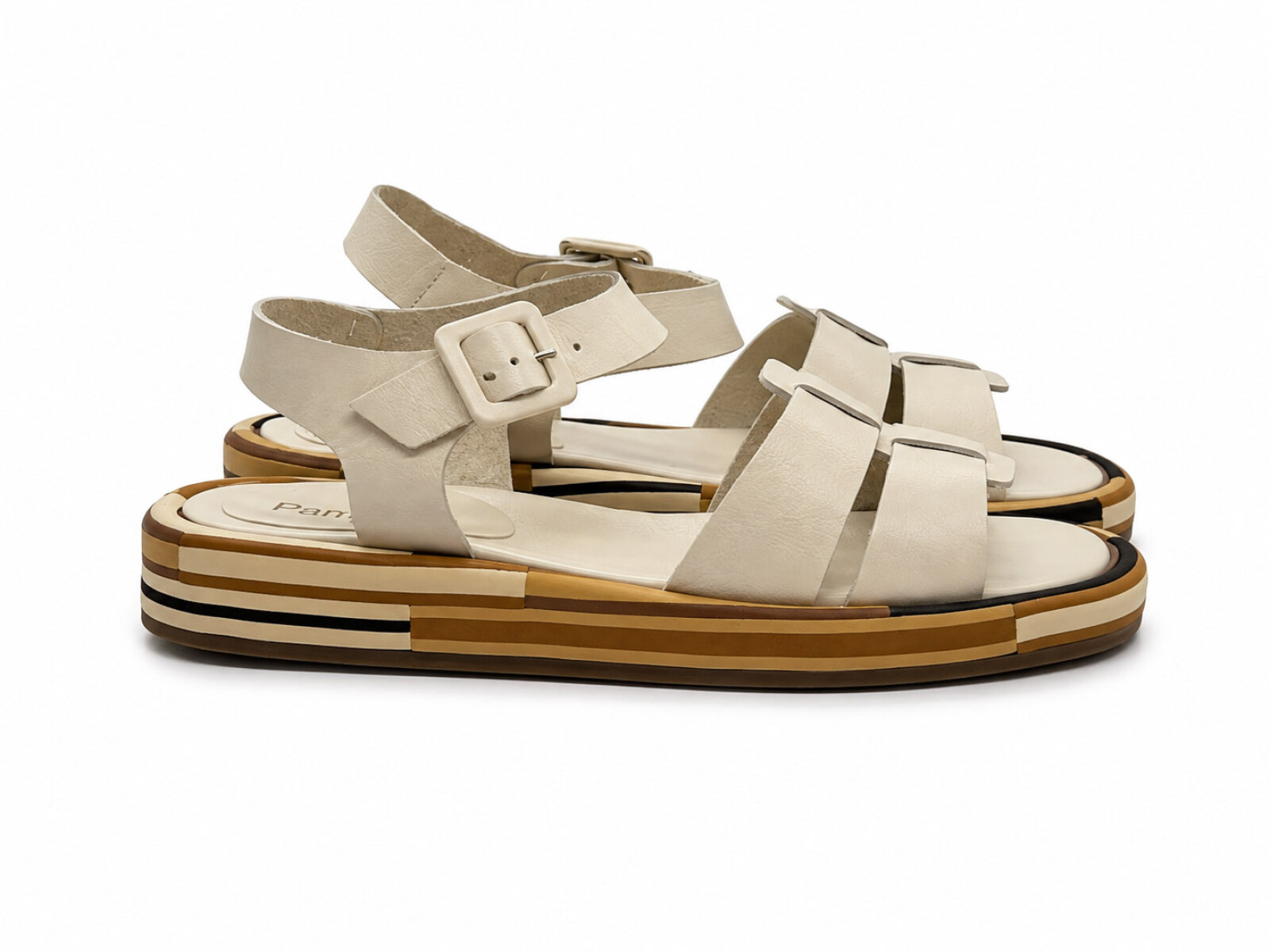 SANDALIA MECHA 5112 - Blanco Mate 
