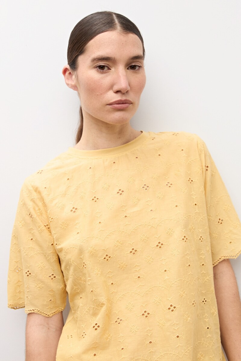 Remera broderie maiz