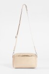 Bandolera basic con cierres beige