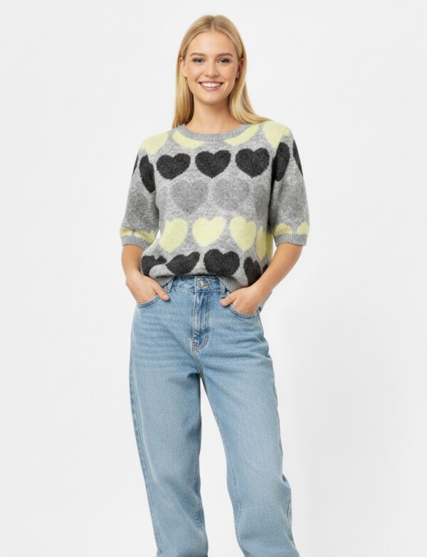 Buzo Hearts GRIS/MULTI