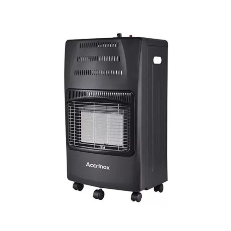 ESTUFA SUPERGAS ACERINOX CON VALVULA INCLUIDA Negro