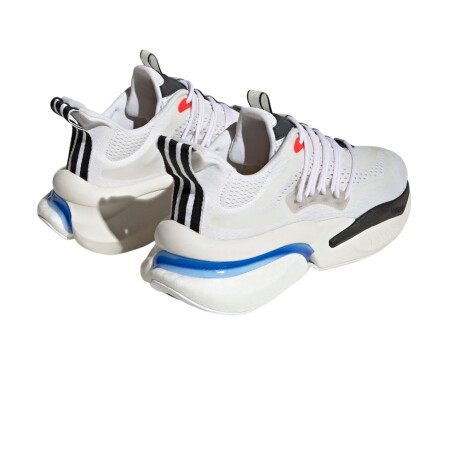 adidas ALPHABOOST V1 SUSTAINABLE BOOST LIFESTYLE Cloud White / Blue Fusion / Bright Red