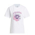 Remeras Adidas Floral Graphic W Femenino Blanco - Lila