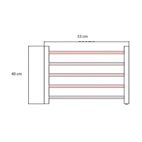 Calienta Toallas Aqualia 50 W 40X53 000
