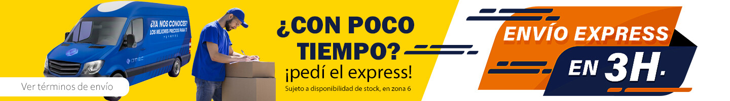 Envíos Express en 3 horas.