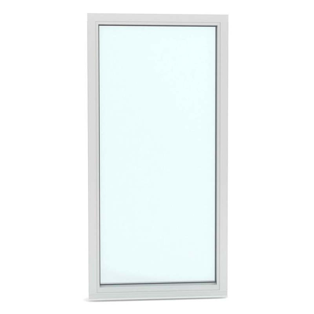 Ventana de PVC Blanco Fija 50 X 150 Cm Paño Fijo Premium 