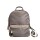 Mochila microfibra con llavero Beige