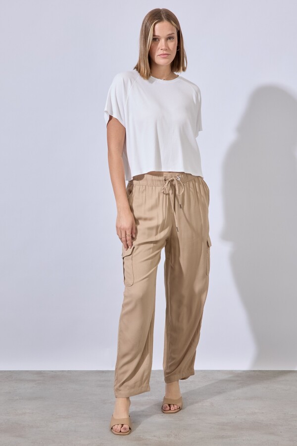 Pantalon Cargo KHAKI